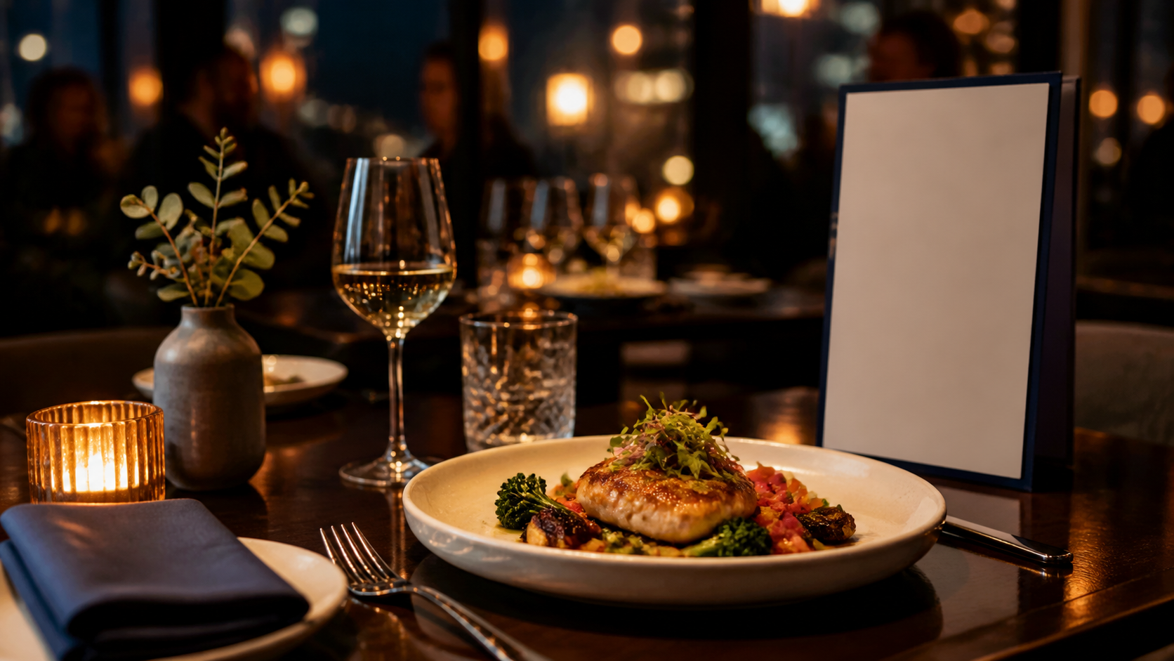 Illustrative editorial scene for bistro cooking